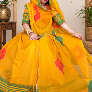 Banarasi Suit with Cotton Odhni – Panavi Paridhan