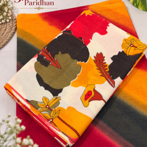**Alt Text:** Cotton Suit with Cotton Odhni – Multicolor Printed Ethnic Wear by Panavi Paridhan